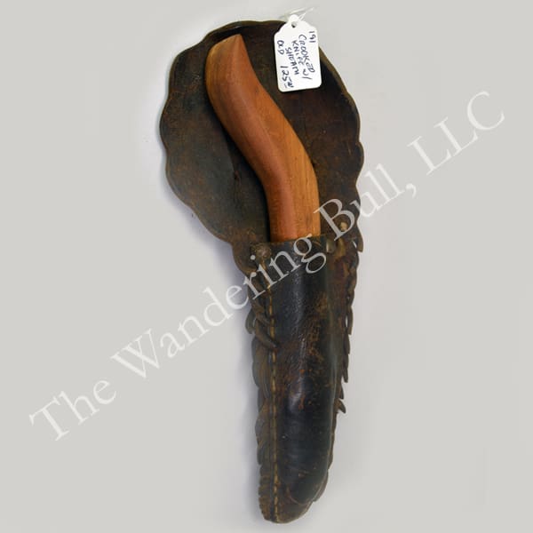 Crooked Knife Antique with Leather Sheath