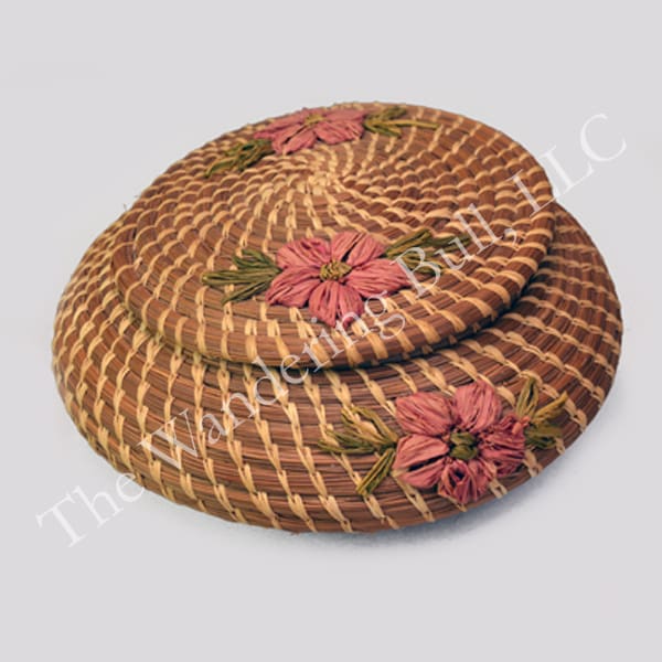 Pine Needle Basket Floral
