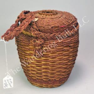 Basket Yarn Holder Hong Kong Cord and Ash