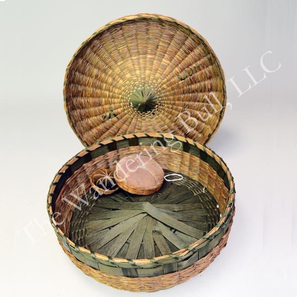 Basket Large Sewing with Pincushions