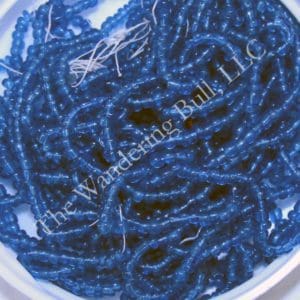 12/0 French Trans Light Blue Seed Beads