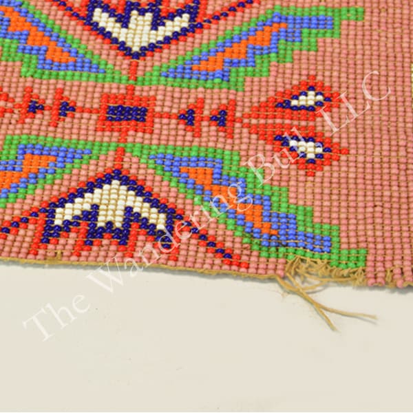 Belt Loom Beaded Cheyenne Pink