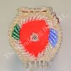 Whimsy Beaded Box Red & Purple b