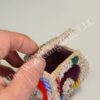 Whimsy Beaded Box Red & Purple c