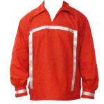 Ribbon Shirt Red with White Ribbon