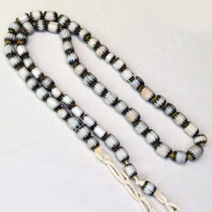 Chevron Beads India Grey