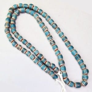 Chevron Beads India Blue