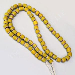 Chevron Beads India Yellow