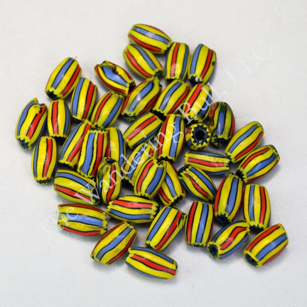 Trade Beads Rainbow Stripe Chevrons