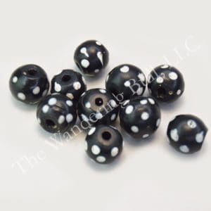 Trade Beads-Antique Black Skunk
