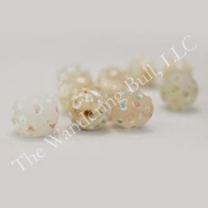 Trade Beads-Antique White Skunk