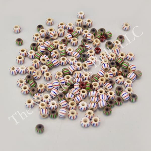 Trade Beads Antique Pony Beads Striped