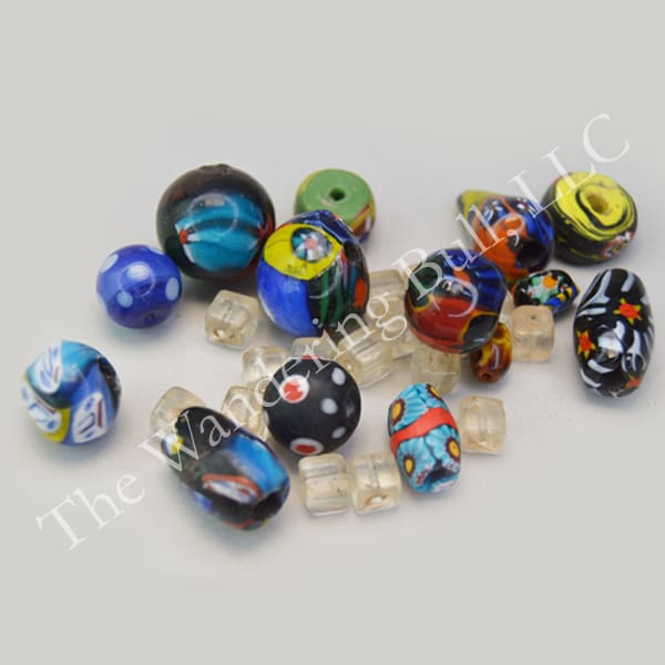 Beads Glass Assorted Shapes