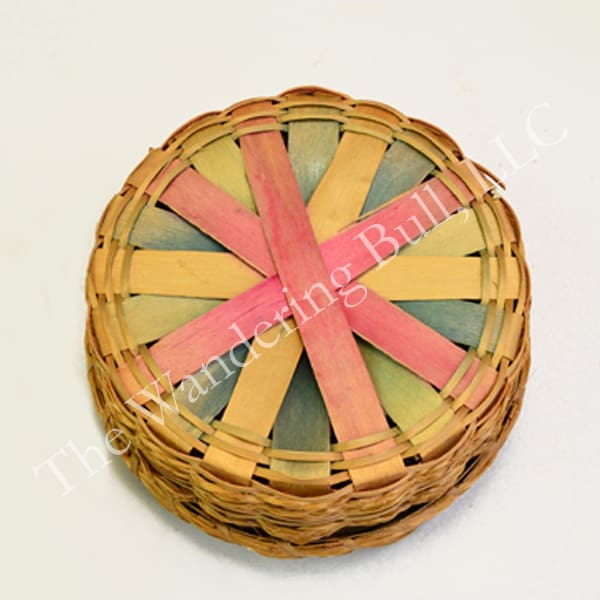 Basket Round Sweetgrass Ash