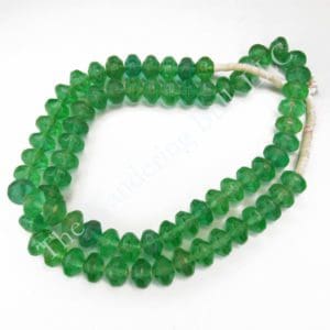 Trade Beads Vaseline Green