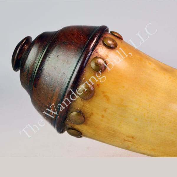 Powder Horn Reproduction Carved Ends