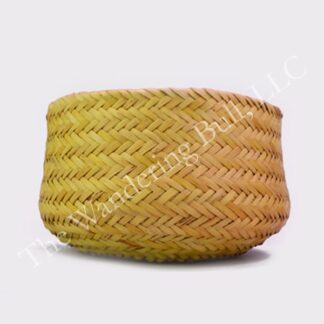 Basket Tan Woven Round