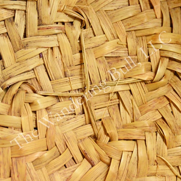 Basket Tan Woven Round c