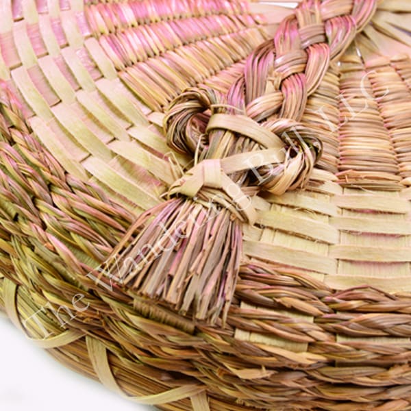 Basket Sweetgrass Braided Handle