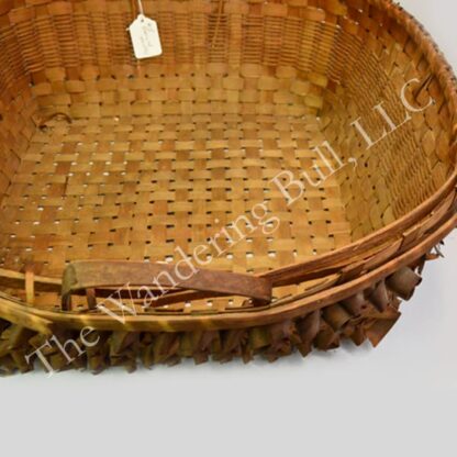 Basket Fancy Ash with Handles b