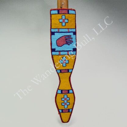 Knife Sheath Blackfoot Style with Dagger front