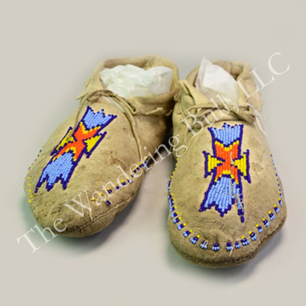 Moccasins Soft Sole Partially Beaded
