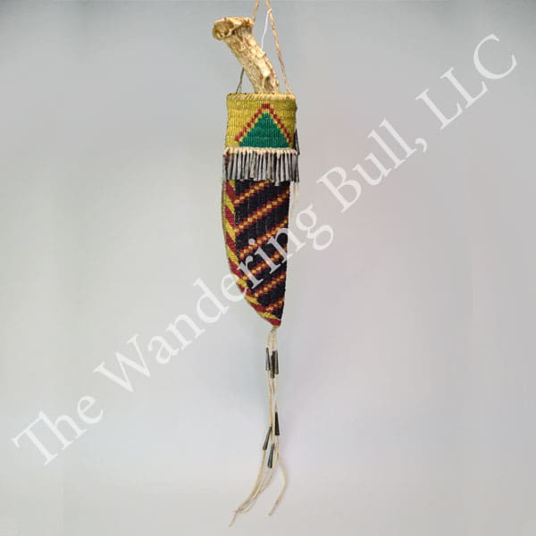 Knife Sheath Beaded Reproduction with Knife