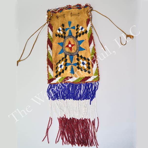 Antique Beaded Apache Style Bag