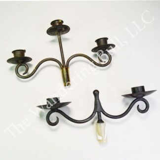 Candelabra Cast Iron Set of 2