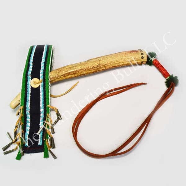 Antler Quirt with Quillwork