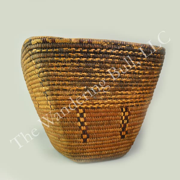Basket Antique Salish Style a