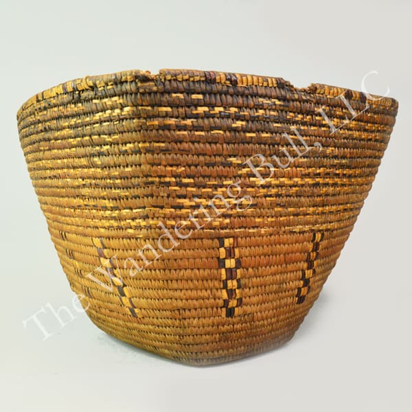 Basket Antique Salish Style c