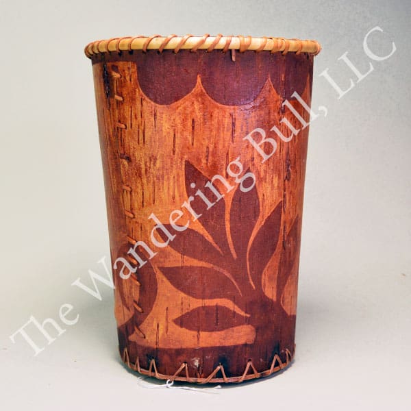 Vase Etched Birchbark