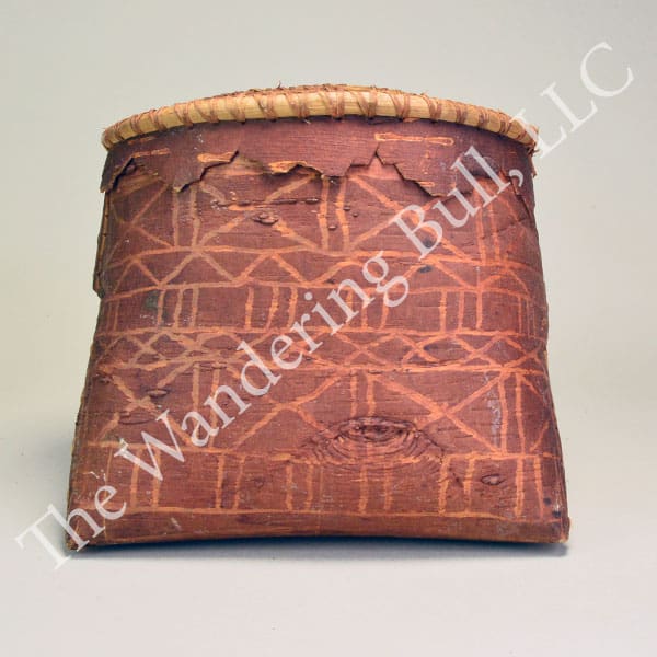Container Birchbark Etched with Valence