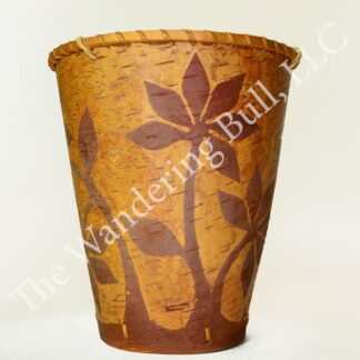 Berry Basket Etched Birchbark