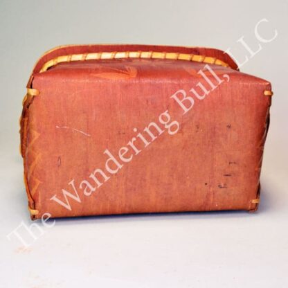 Container Birchbark Rectangular with Floral Designs bottom