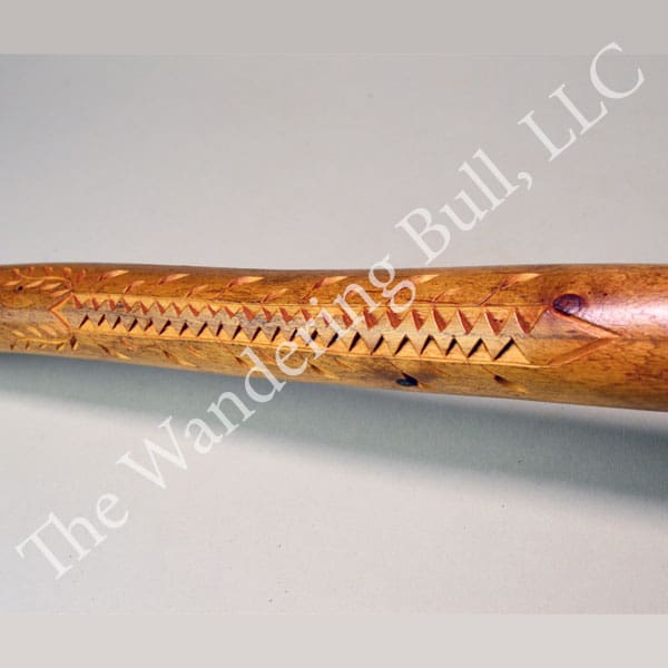 Club Root Burl Chip Carved with Native Face