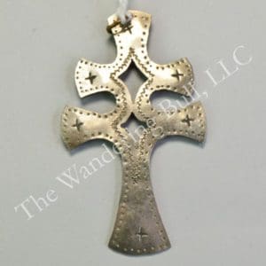 Pendant Stamped Cross 2 inch