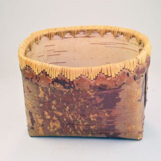 Birchbark Container Scalloped Edging