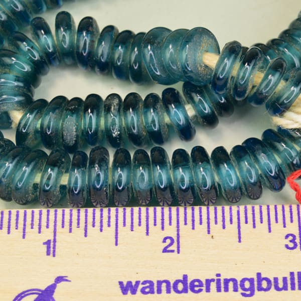 Trade Beads Antique Dogon Transparent Blue