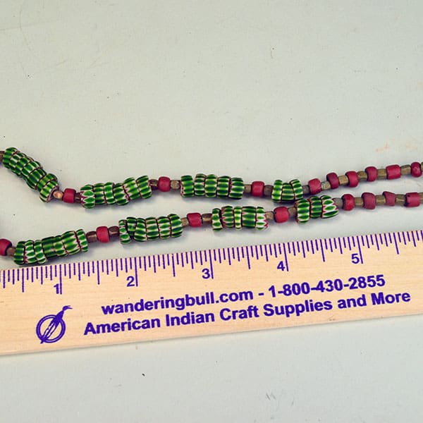 Trade Bead Chevron Necklace