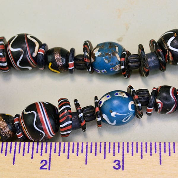 Trade Beads Assorted With Disc Spacers