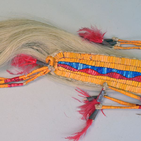 Wapegnaki Quilled with Bull Tail