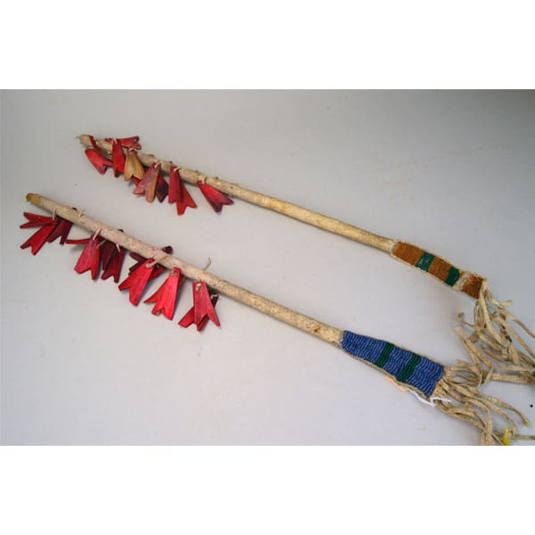 Dance Sticks Antique with Horn Drops