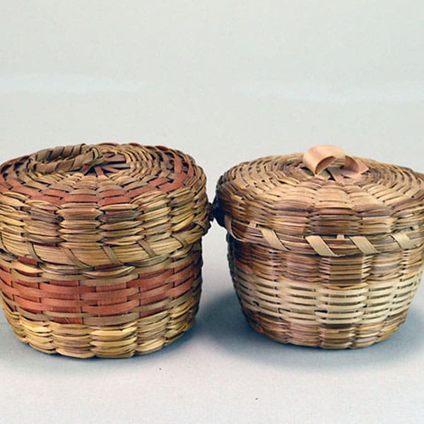Baskets Small Ash & Sweetgrass Set