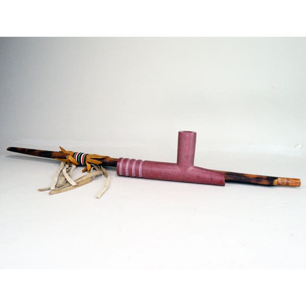 Pipe Catlinite Four Winds by Standing Eagle