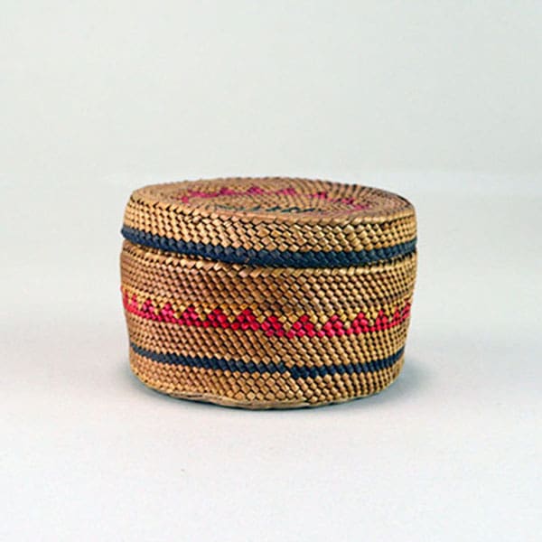 Basket Nootka Style With Cover