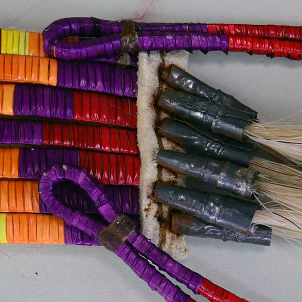 Wapegnaki Quilled with Horsehair Drops
