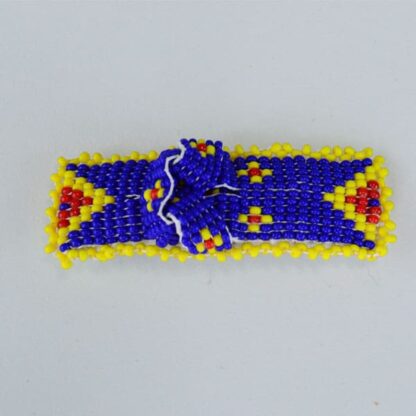 Barrette Beaded Royal Blue