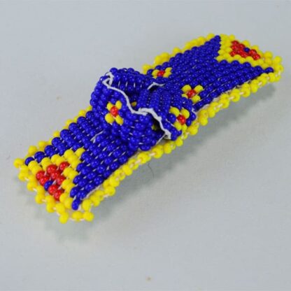 Barrette Beaded Royal Blue 2